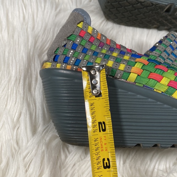 St. John’s Bay • Rainbow Woven Wedges - Picture 14 of 14